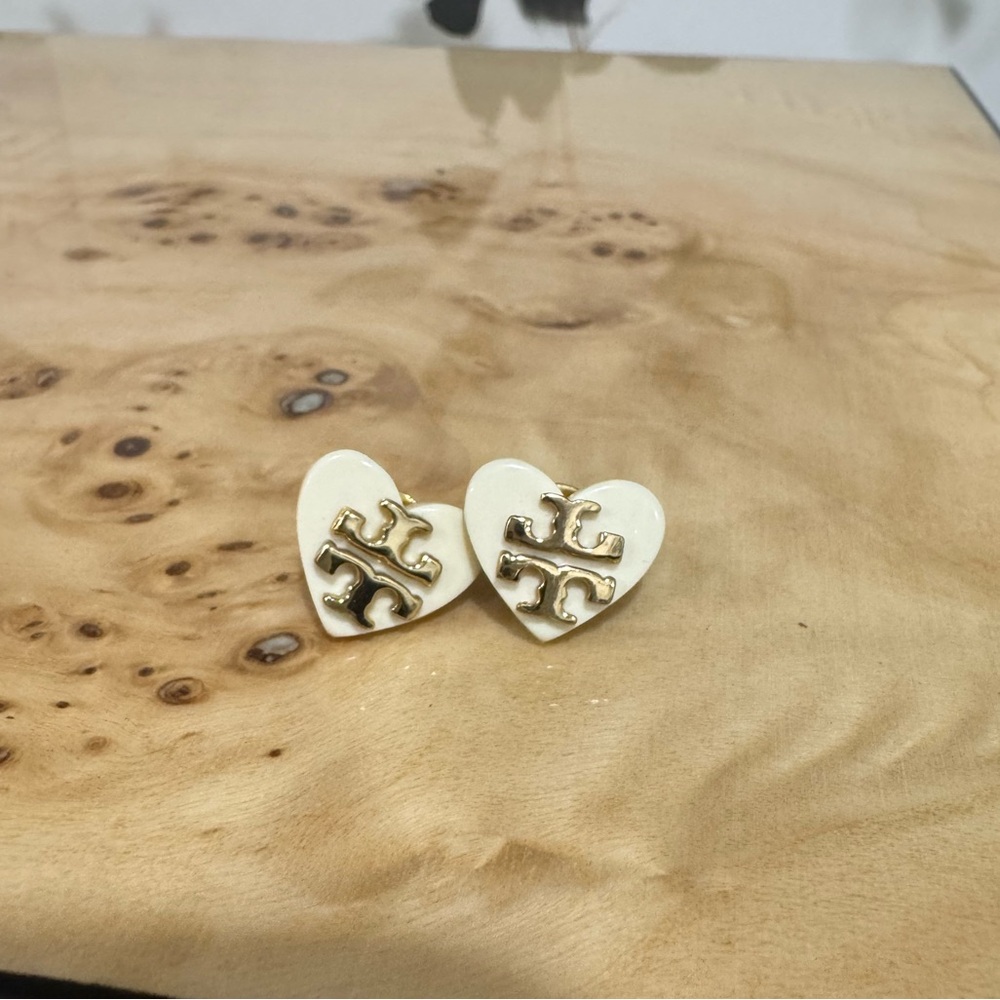 Tory Burch Heart Shaped Earrings